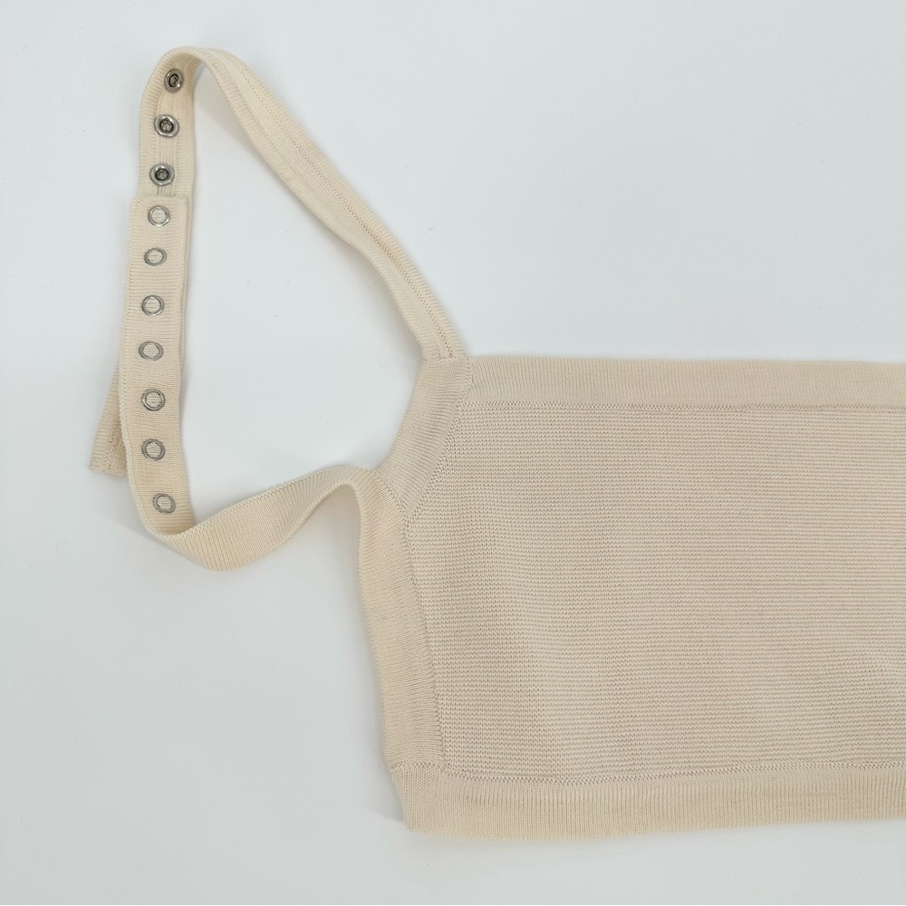 Orseund Iris Snap Button Adjustable Crop Top NWT - image 3